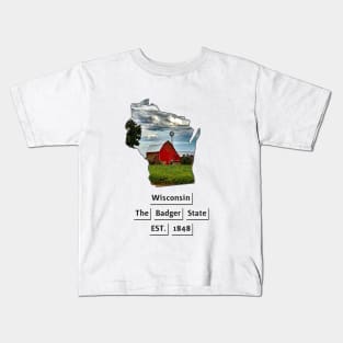 Wisconsin USA Kids T-Shirt